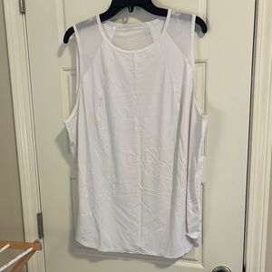 Lululemon sculpt tank in white. Size 20